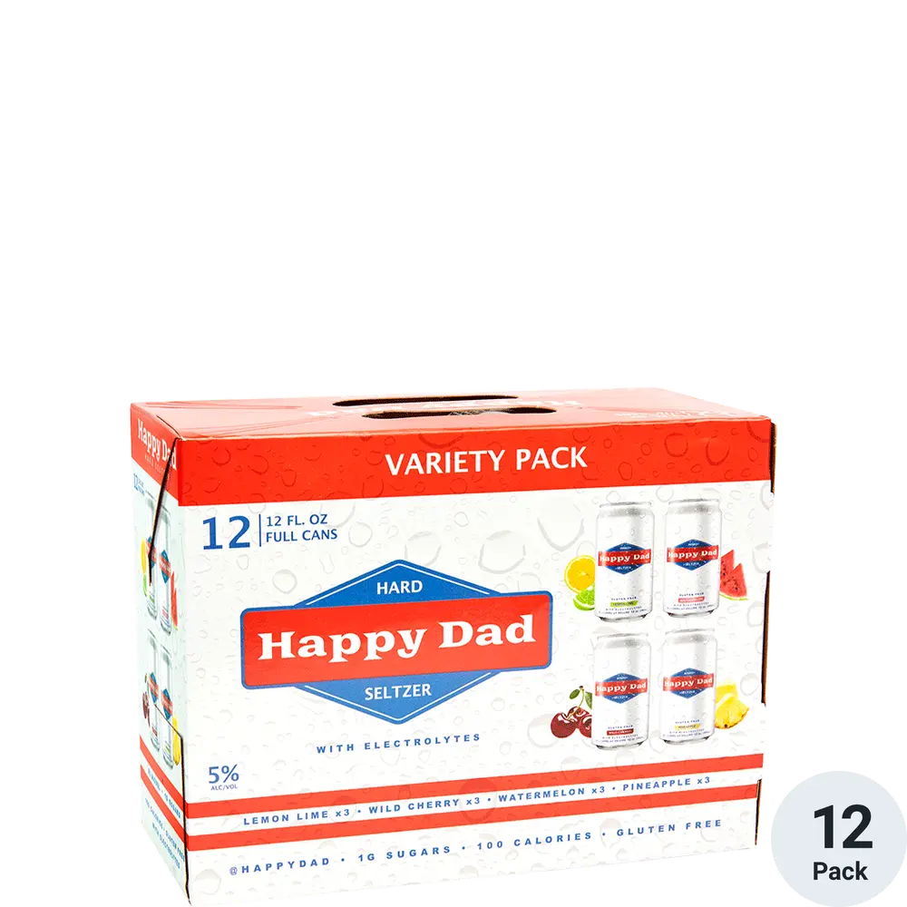 Happy Dad Hard Seltzer Variety
12pk-12oz Cans