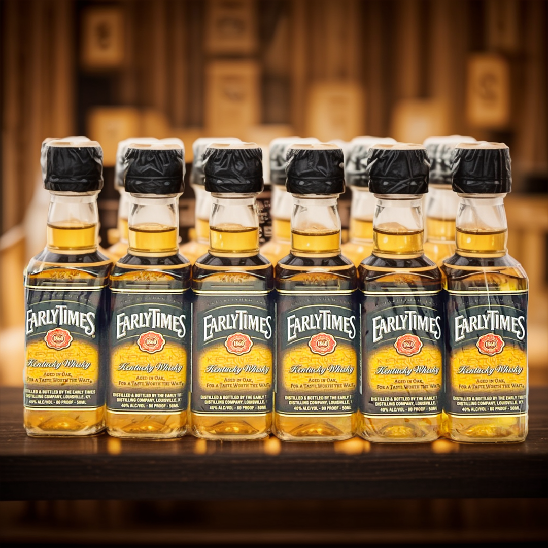 EarlyTimes Kentucky Bourbon Whisky Mini Shots (12 Of 50ML)