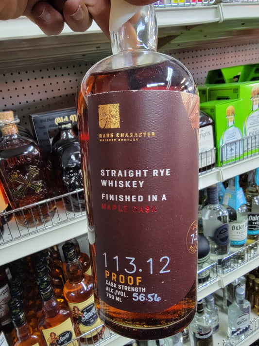 Rare Character Straight Rye Whiskey Finished In A Maple Cask