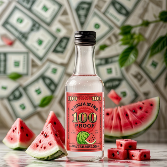 Benjamins Vodka Watermelon 100 Proof 50mL 10 Pack