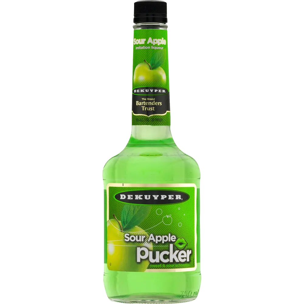 DeKuyper Sour Apple Pucker Liqueur