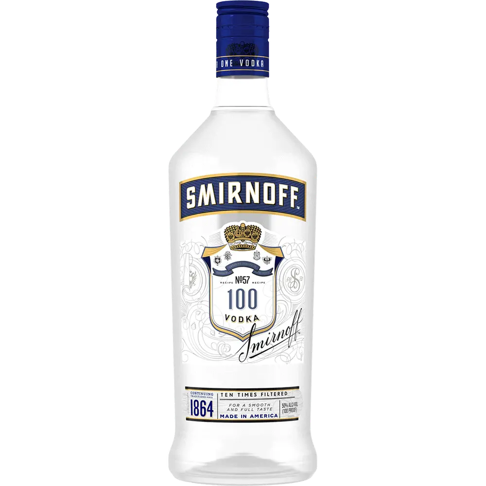 Smirnoff 100 Vodka 750ml