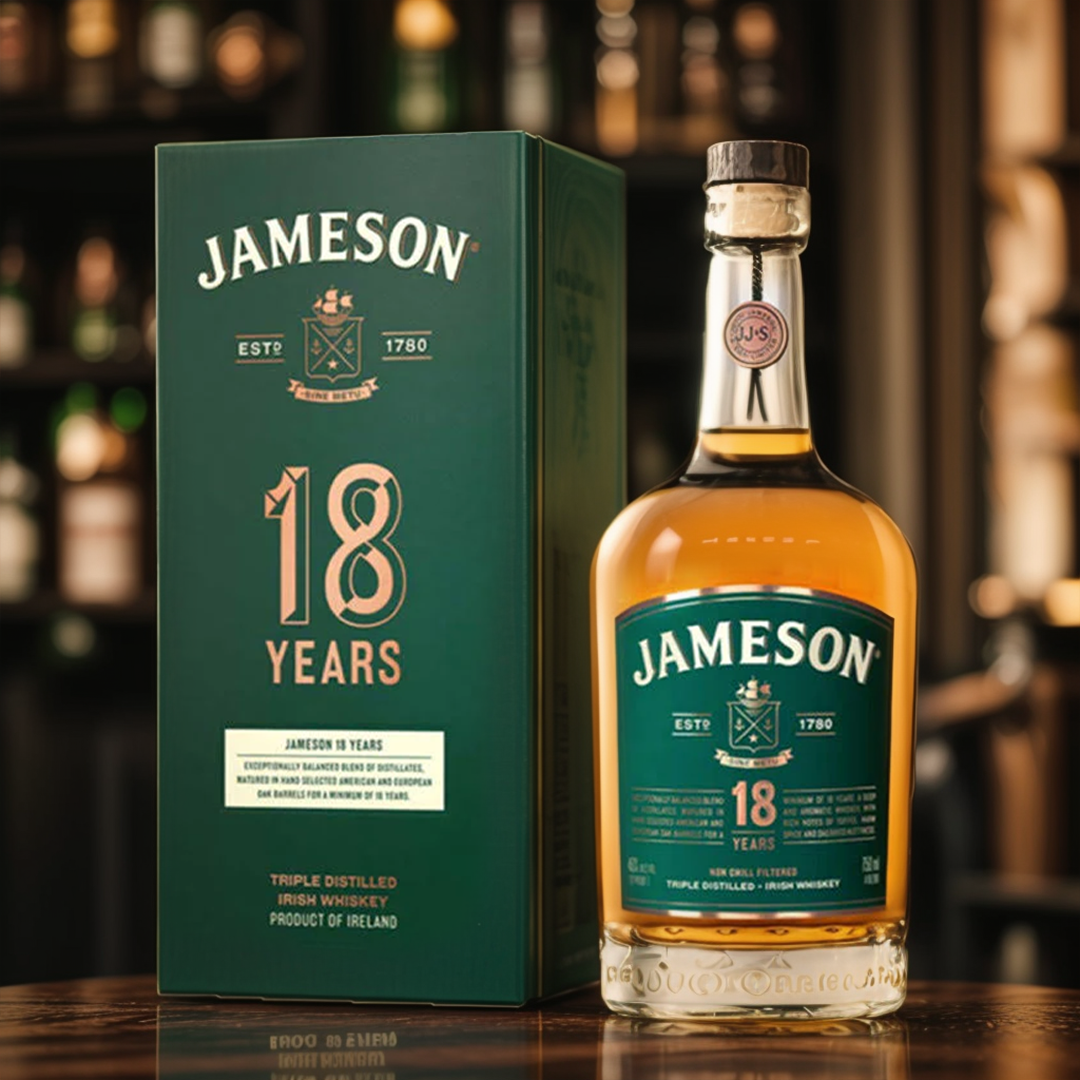 Jameson 18 Year Old Irish whiskey 