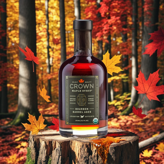 Crown Bourbon Barrel aged Maple Syrup