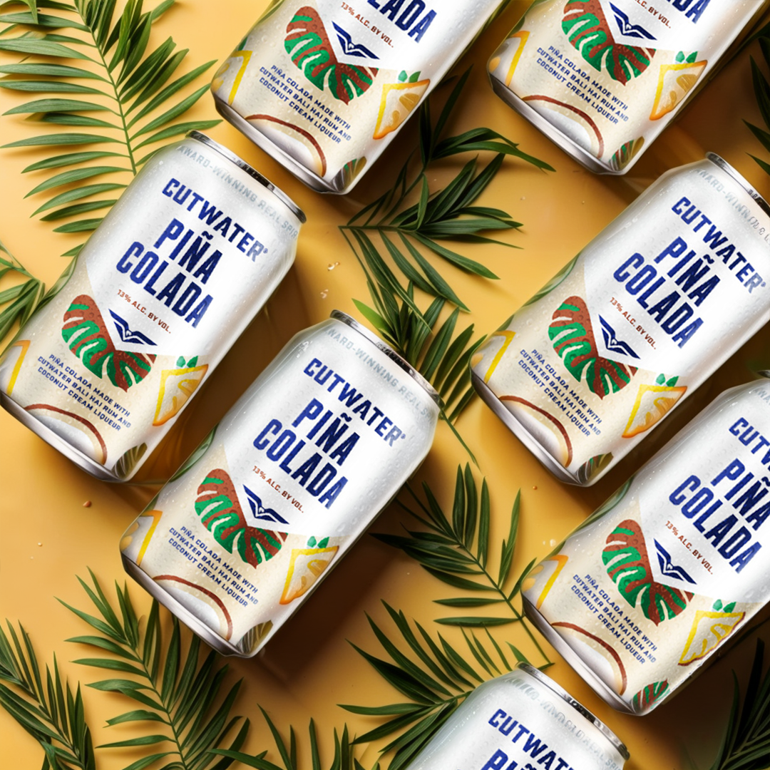 Cutwater Pina Colada Cocktail
4pk-12oz Cans