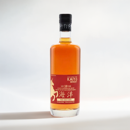 Kaiyo whiskey Mizunara Oak aged in Pappy Van Winkle 