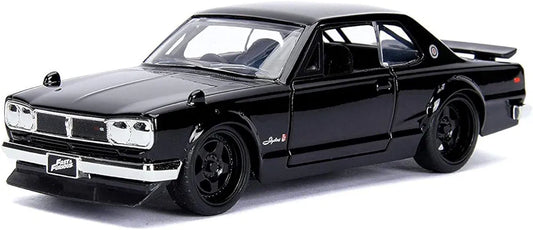 Jada Toys Fast & Furious 1:32 Brian's 1971 Nissan Skyline 2000 GT-R Die-cast Car, Toys for Kids and Adults