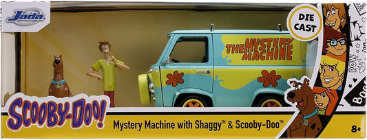 Jada 1:24 Diecast Mystery Machine with Scooby, Green