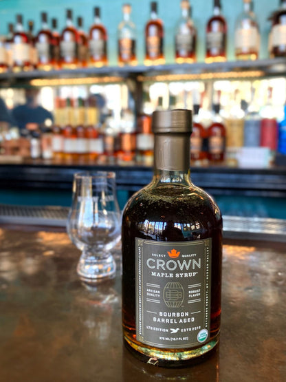 Crown Bourbon Barrel aged Maple Syrup