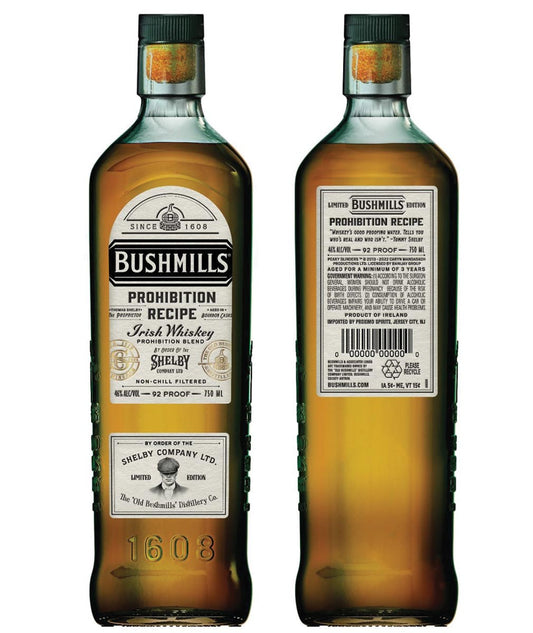 Bushmills Prohibition Recipe Peaky Blinders Edition