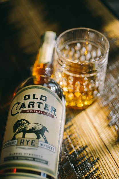 Old Carter Straight Rye Whiskey Barrel Strength 116 proof Batch 12
