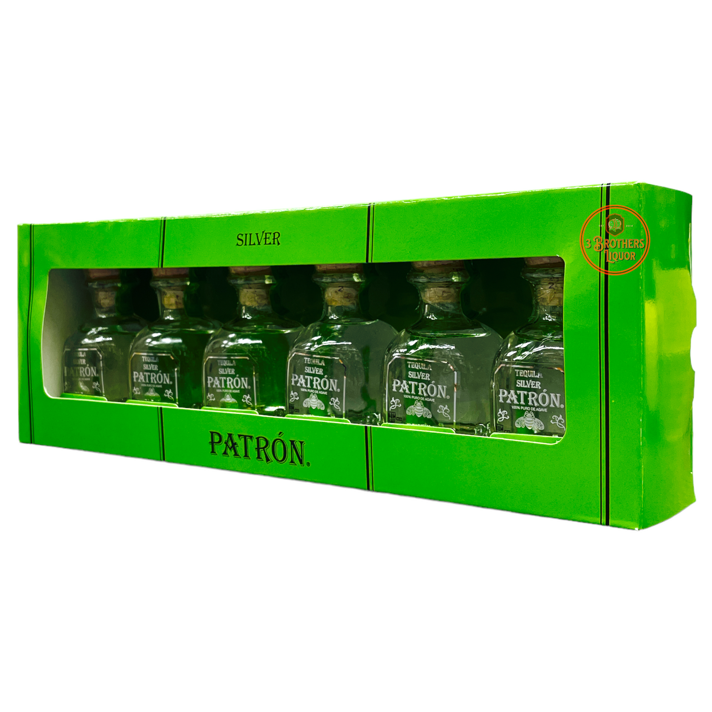 Patron Silver Tequila 6 Shooter Set