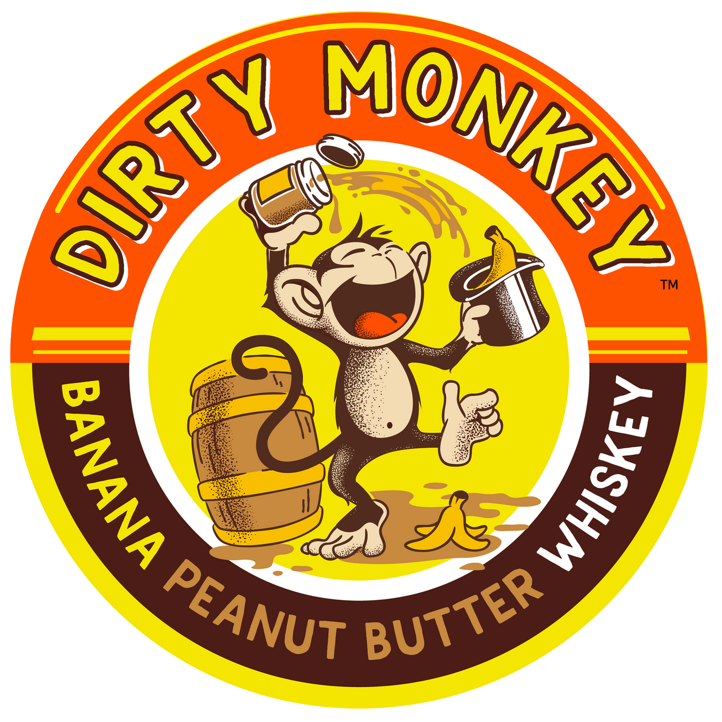 Dirty Monkey Banana Peanut Butter Whisky 750ml