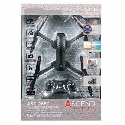 Ascend Aeronautics ASC-2680 Premium HD Video Drone with Ultra-wide Camera Lens