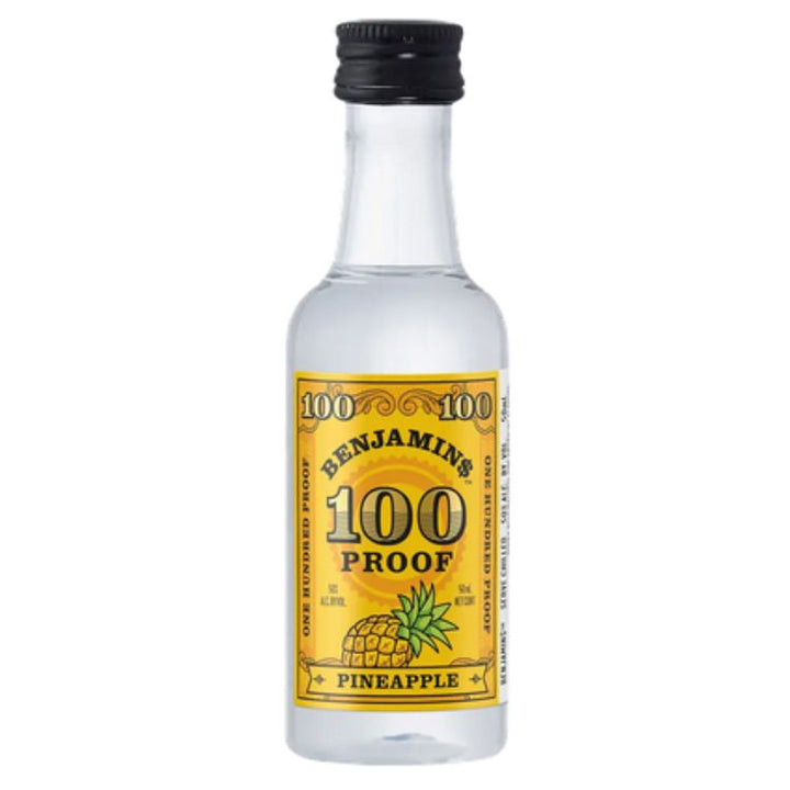 Benjamins 100 Proof Pineapple Vodka 12 Pack