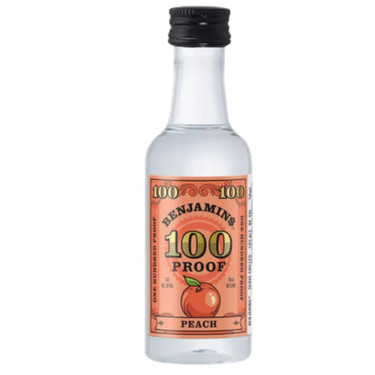 Benjamin$ 100 Proof Peach 50 ml 12 Pack